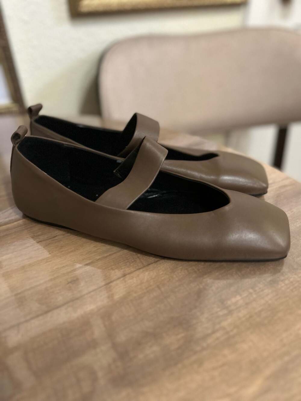 Tony Bianco Hawaii Ballet Flat in Liqueur Nappa